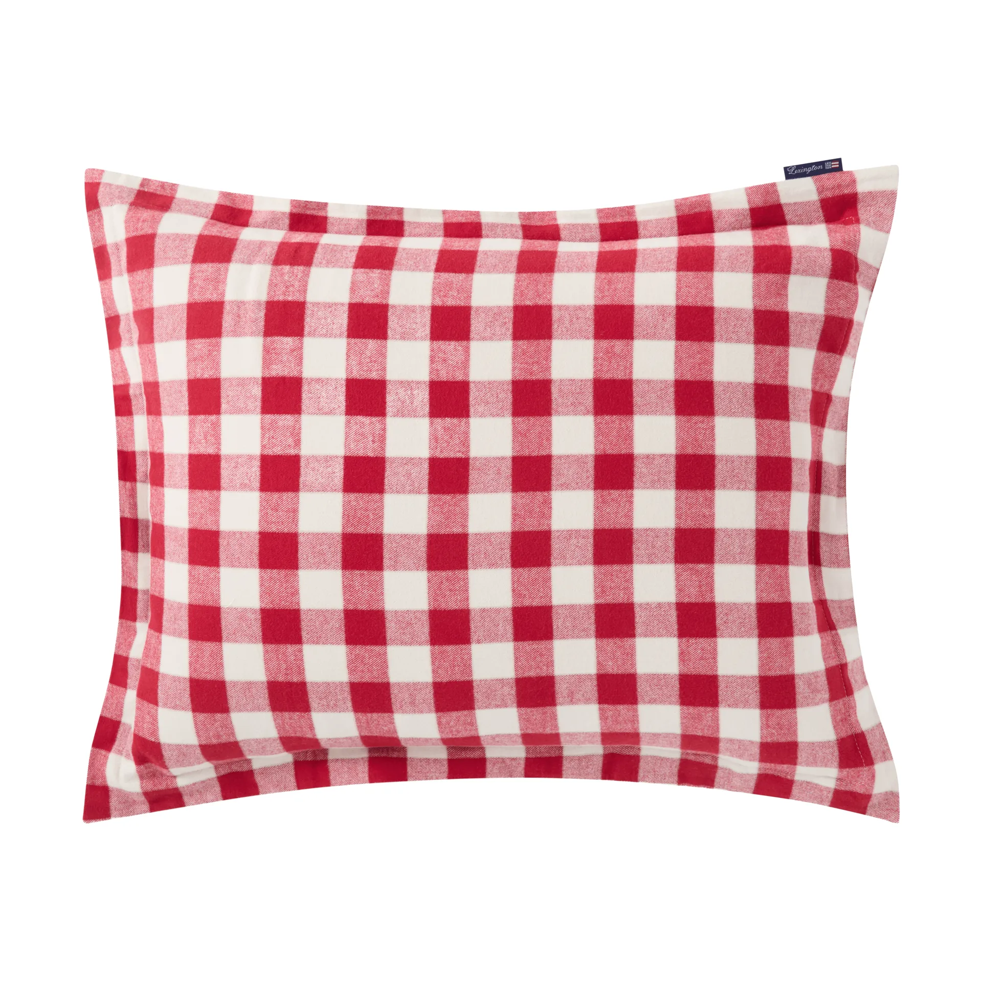 Oreiller Checked Cotton Flannel 50x60 cm, Red-light beige Lexington