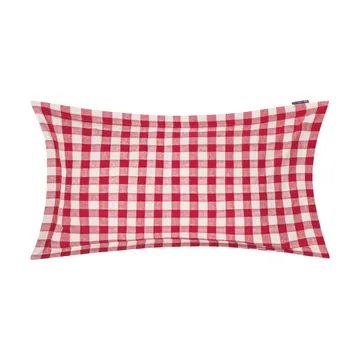Oreiller Checked Cotton Flannel 50x90 cm - Red-light beige - Lexington