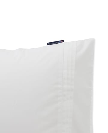 Oreiller Deco Pleats Cotton Poplin 50x60 cm - White - Lexington