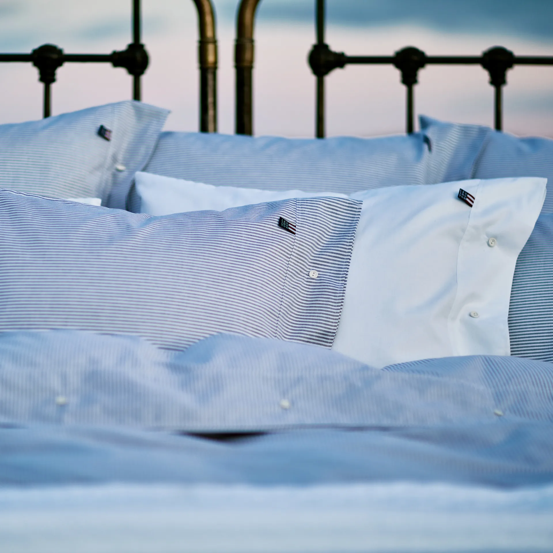 Oreiller Icons Pin Point 50x60 cm, Blue-white Lexington