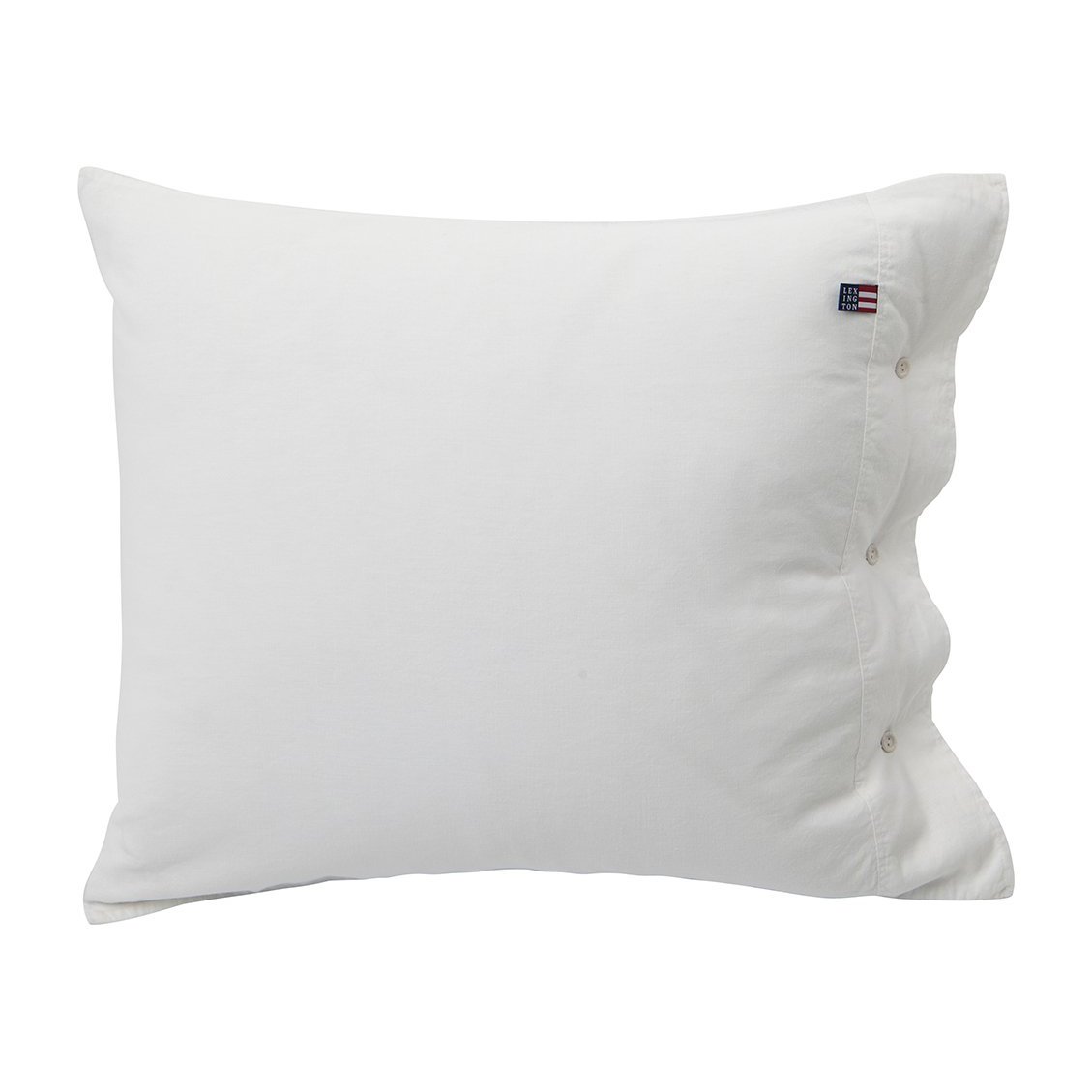 Lexington Oreiller Icons Poplin 50x60 cm White | Design Scandinave | Taies d'oreiller | Blanc