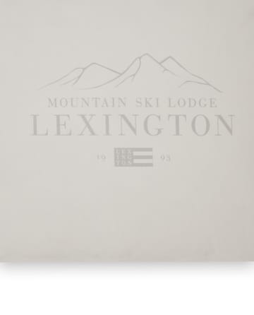 Oreiller Lexington Printed Cotton Poplin 50x60 cm - White-light gray - Lexington