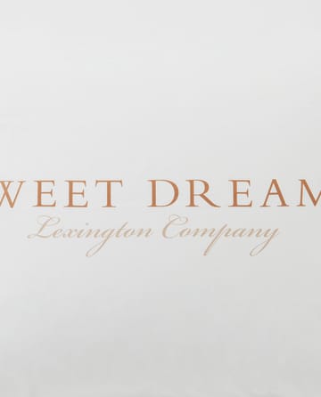 Oreiller Printed Sweet Dreams Poplin 50x60 cm - White - Lexington