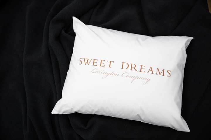 Oreiller Printed Sweet Dreams Poplin 50x60 cm, White Lexington