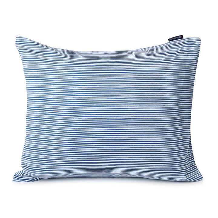 Oreiller Striped Organic Cotton Sateen 50x60 cm - Blue-white - Lexington
