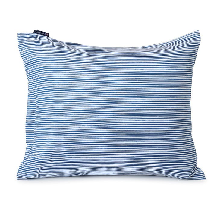 Oreiller Striped Organic Cotton Sateen 50x60 cm - Blue-white - Lexington