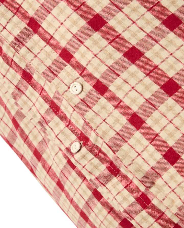Parure de lit Red-beige Checked flanelle coton 2 pièces, 50x60 cm, 150x210 cm Lexington