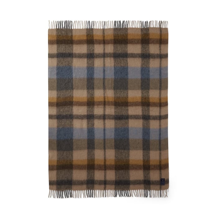 Plaid Checked Mohair Mix 130x170 cm - Multi - Lexington