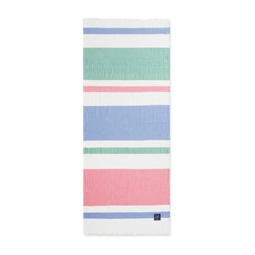 Plaid gaufré en coton Striped 130x170 cm - Multicolore - Lexington