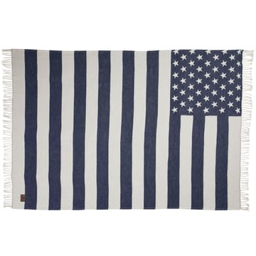 Plaid Icons Flag 130x170 cm - White-navy - Lexington