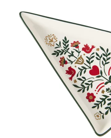 Plat de service Christmas Tree - Multi, 15,2x11x1,6 cm - Lexington