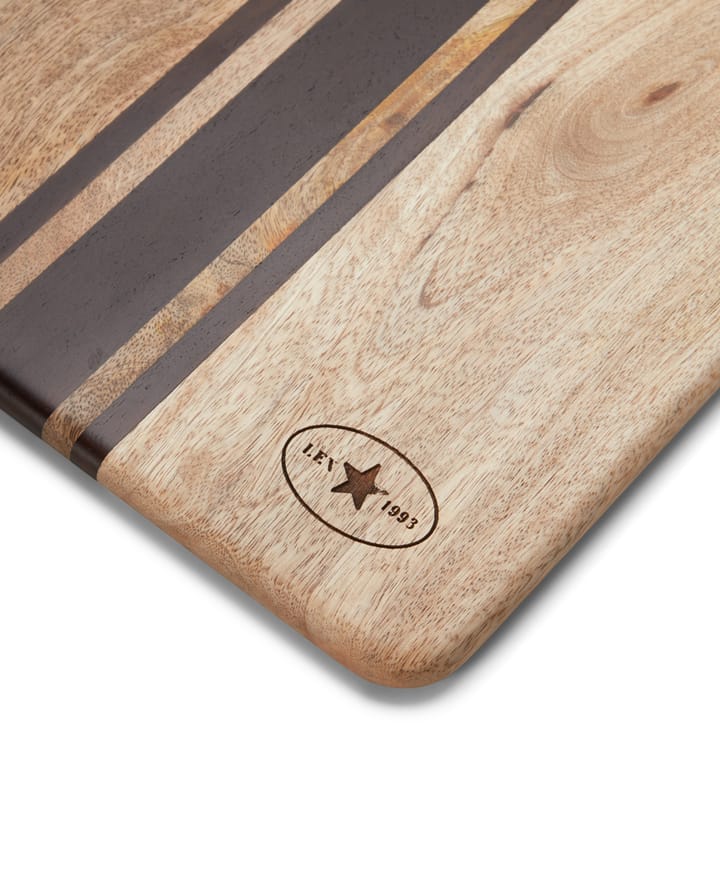 Plateau en bois Stripes, 40x28 cm Lexington