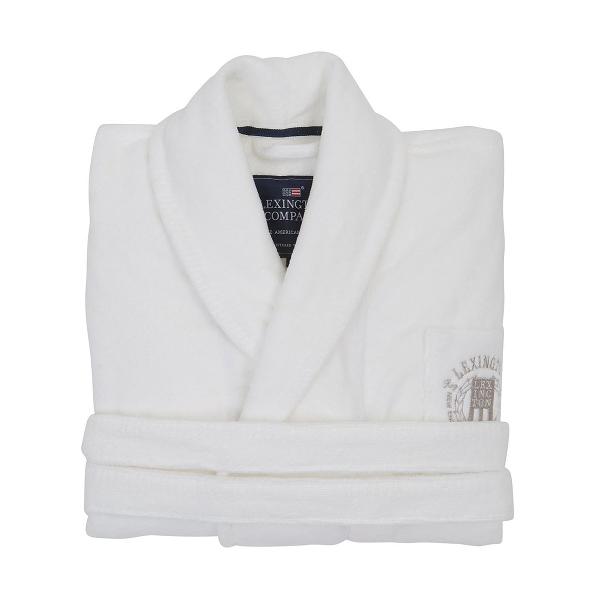 Lexington Robe de chambre Hotel Velour S White | Design Scandinave | Robes de chambre & peignoirs | Blanc