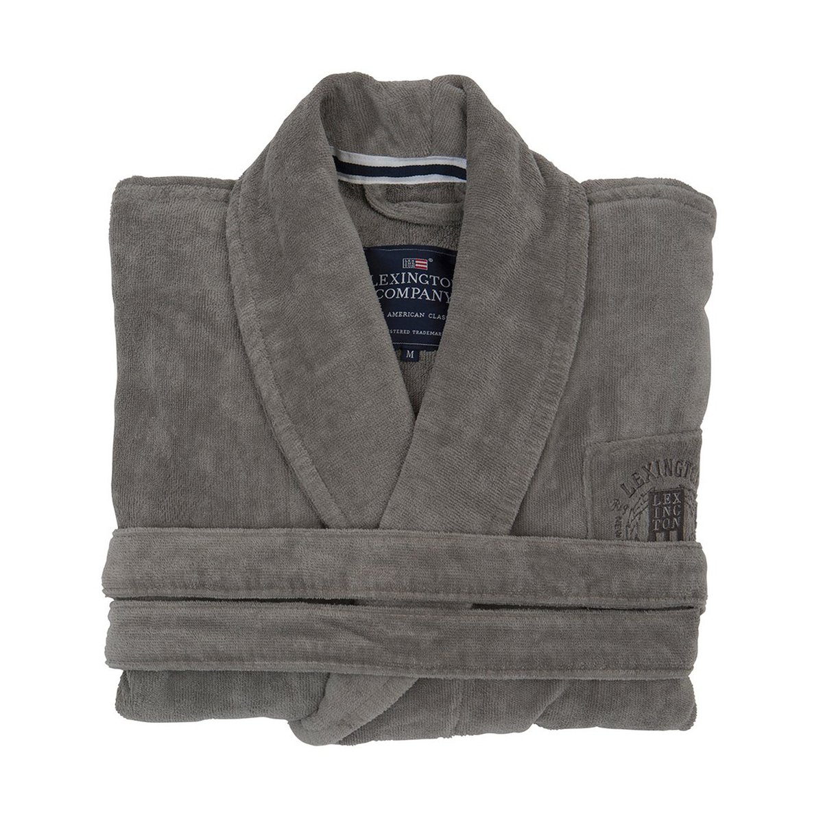 Lexington Robe de chambre Hotel Velour XL Gray | Design Scandinave | Robes de chambre & peignoirs | Gris