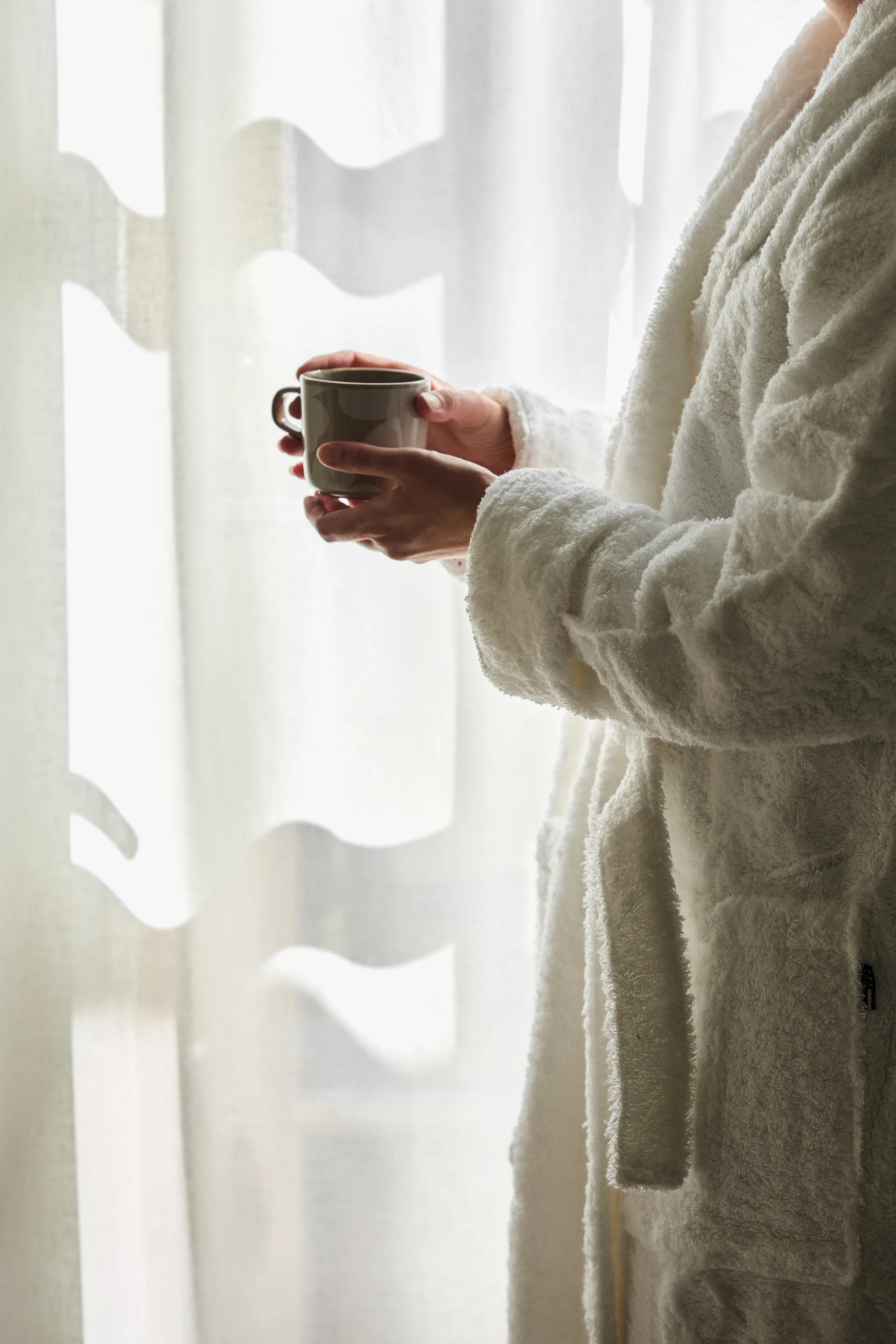 Robe de chambre Lexington Original S, White Lexington