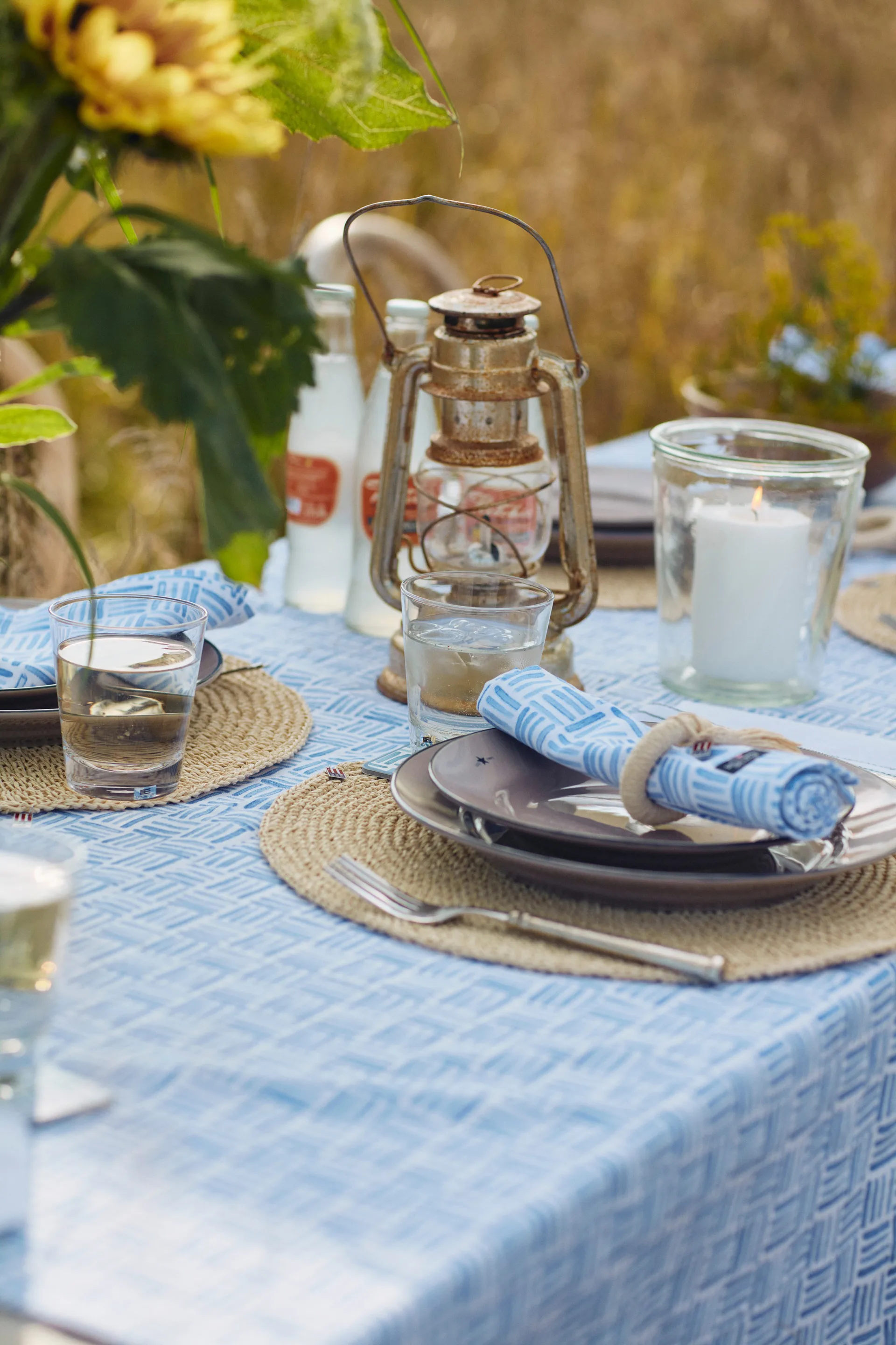 Rond de serviette Lexington Recycled Paper Straw, Natureal Lexington