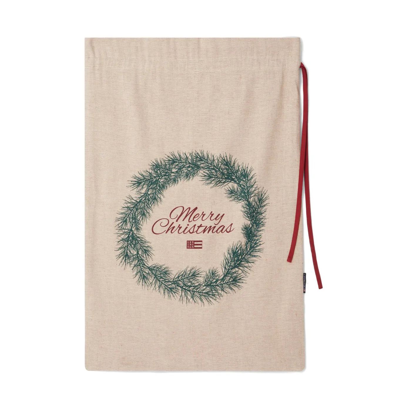 Sac pour cadeaux de Noël Merry Christmas Jute Cotton 65x95 cm, Natural Lexington