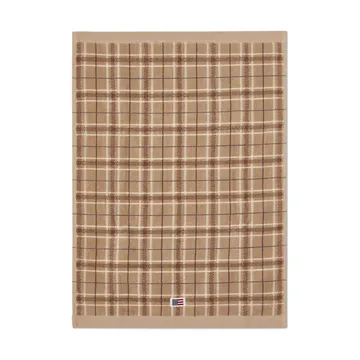 Serviette checked Lexington, lot de 2 - Beige-gray - Lexington