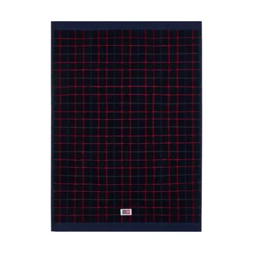 Serviette checked Lexington, lot de 2 - Navy-green, 50x70 cm - Lexington