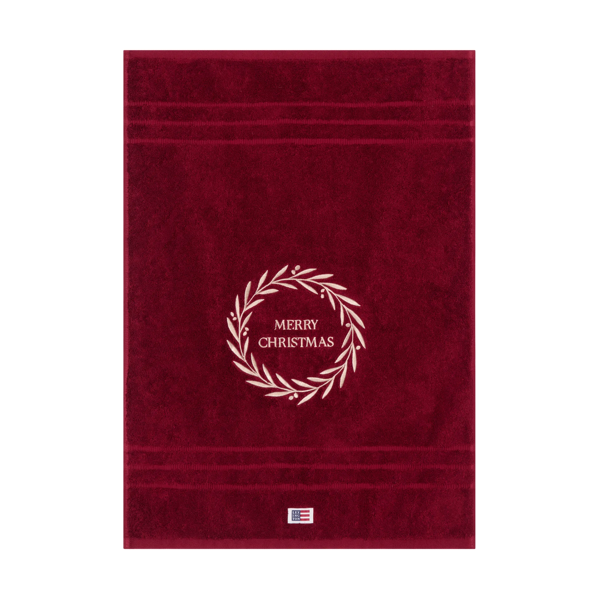 Serviette Christmas Wreath, Wine, 50x70 cm Lexington