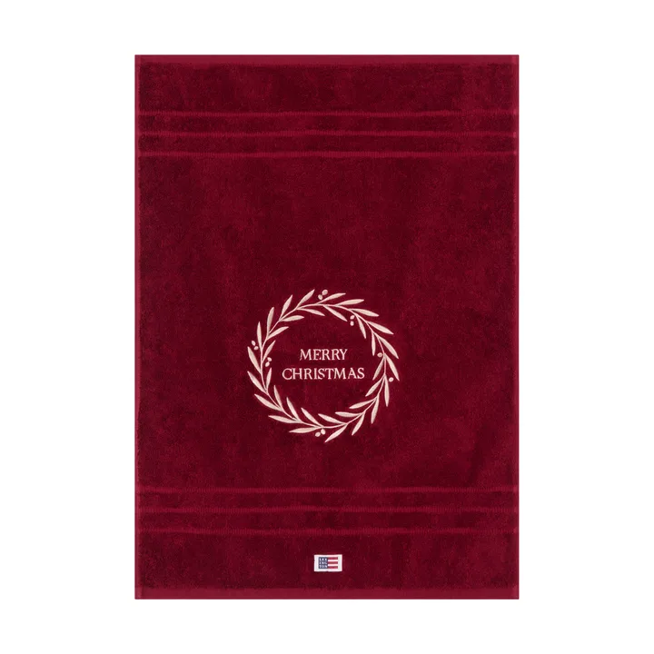 Serviette Christmas Wreath - Wine, 50x70 cm - Lexington