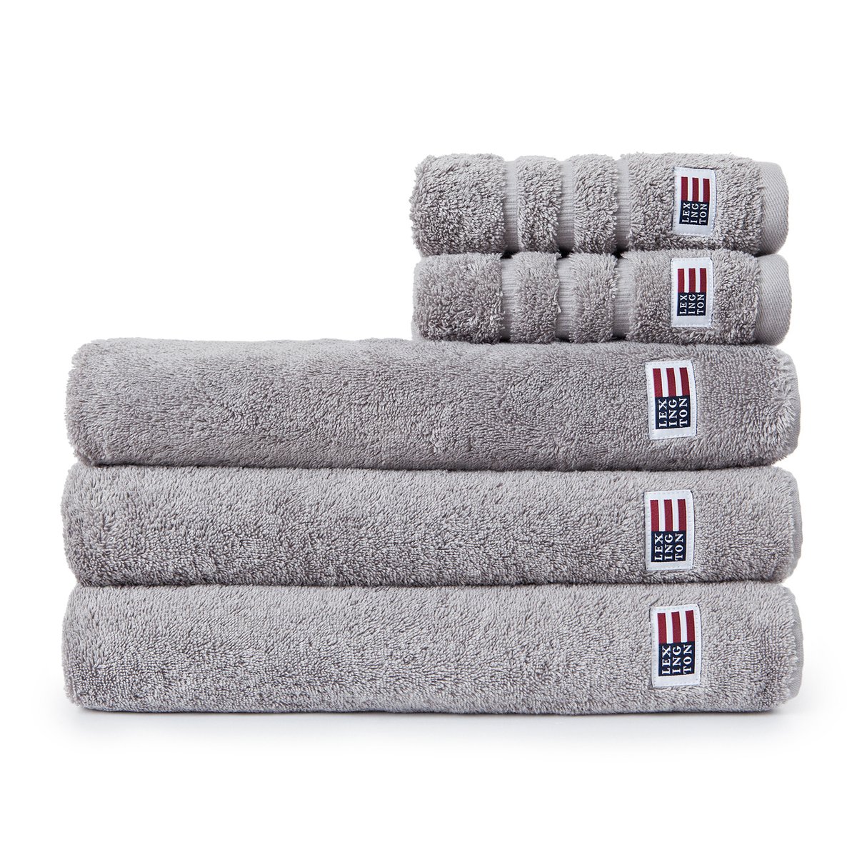 Lexington Serviette de bain Icons Original 100x150 cm Dark gray
