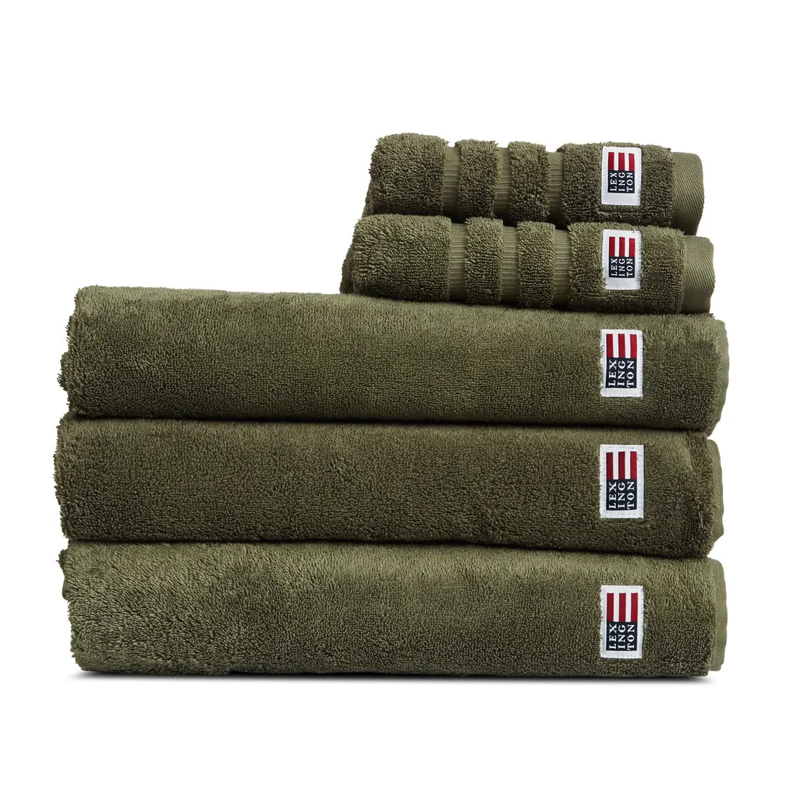 Serviette de bain Icons Original 100x150 cm, Dusty olive Lexington