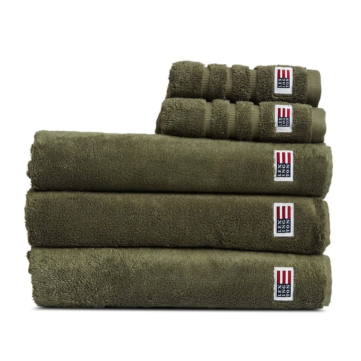 Serviette de bain Icons Original 100x150 cm - Dusty olive - Lexington