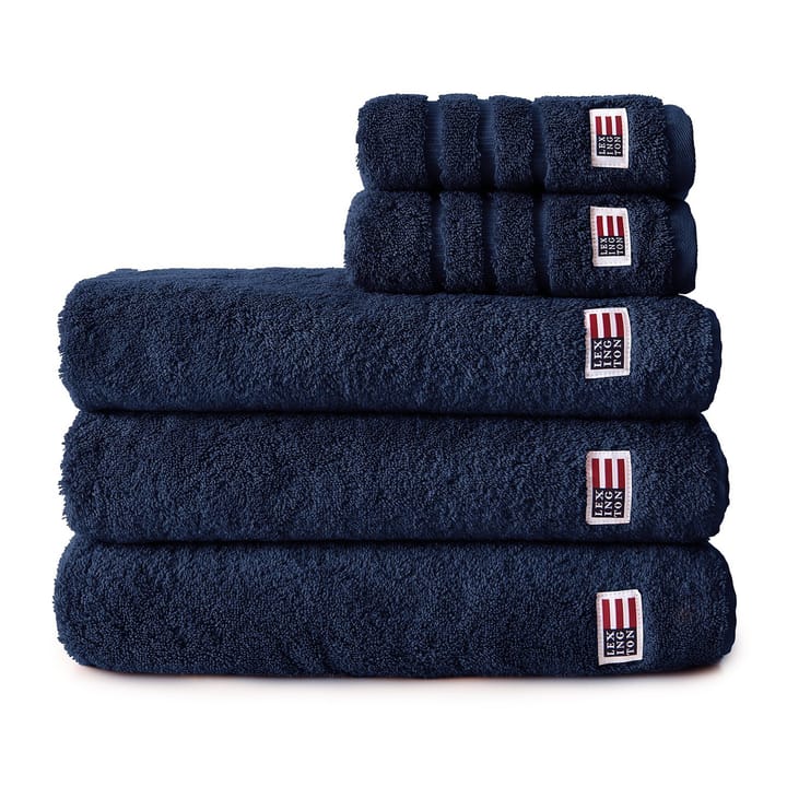 Serviette de bain Icons Original 100x150 cm - Navy - Lexington