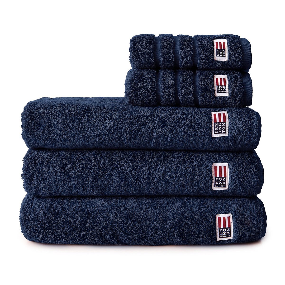 Lexington Serviette de bain Icons Original 100x150 cm Navy