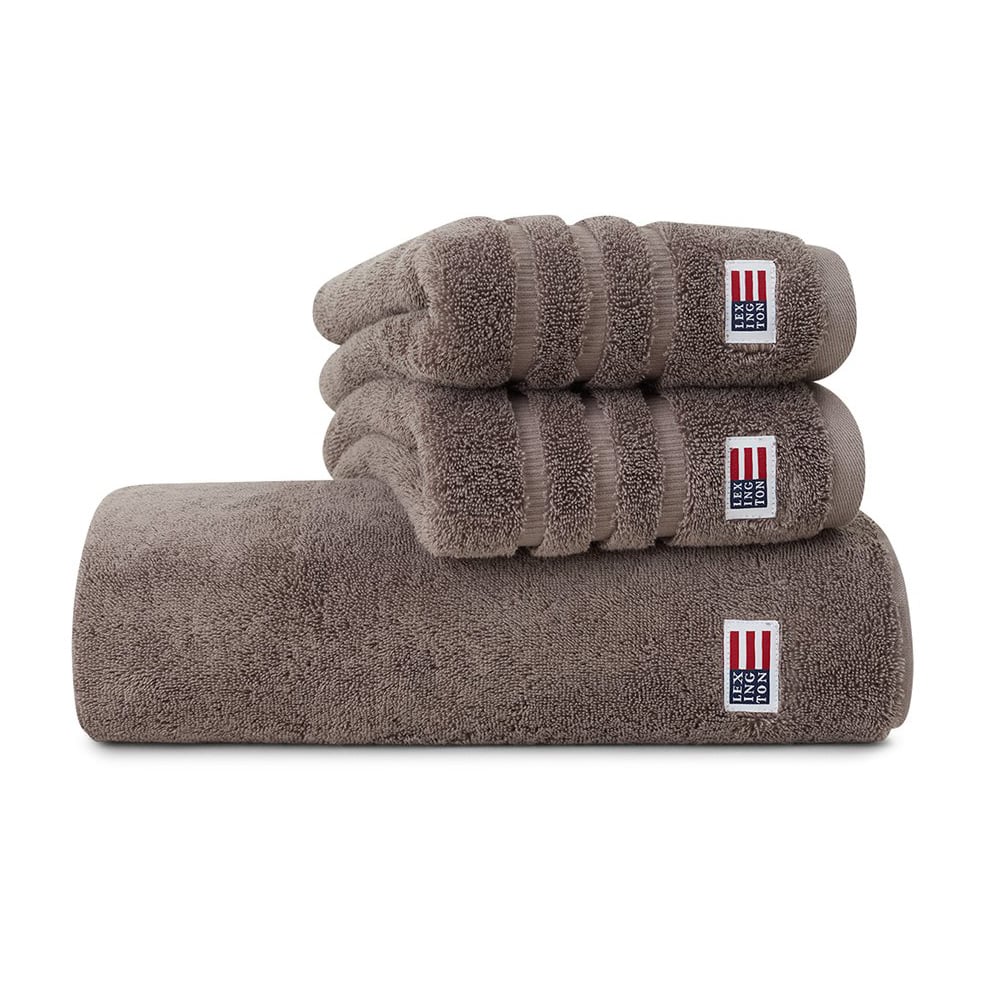 Lexington Serviette de bain Icons Original 100x150 cm Shadow gray