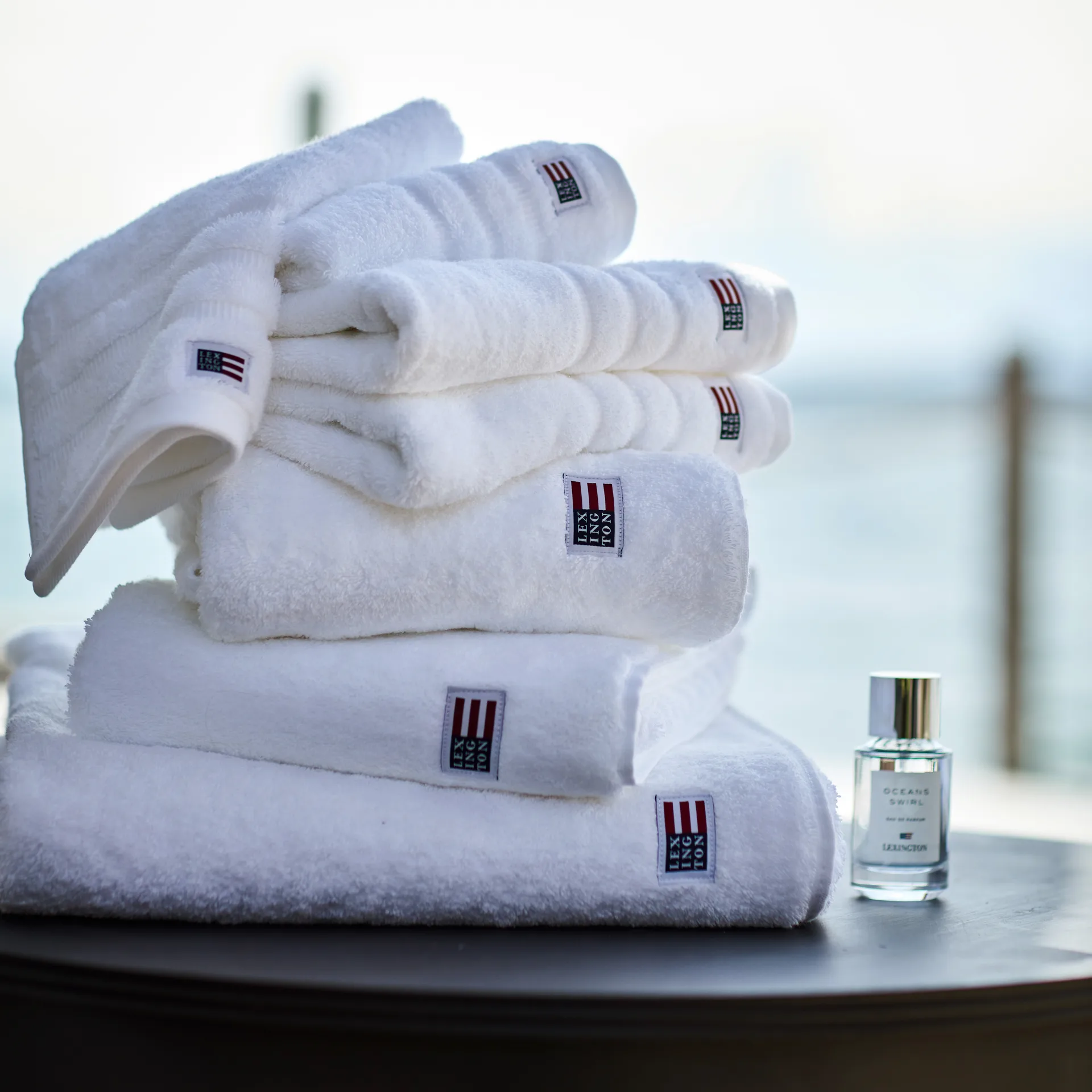 Serviette de bain Icons Original 70x130 cm, White Lexington