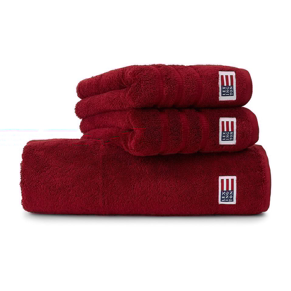 Lexington Serviette de bain Icons Original 70x130 cm Wine