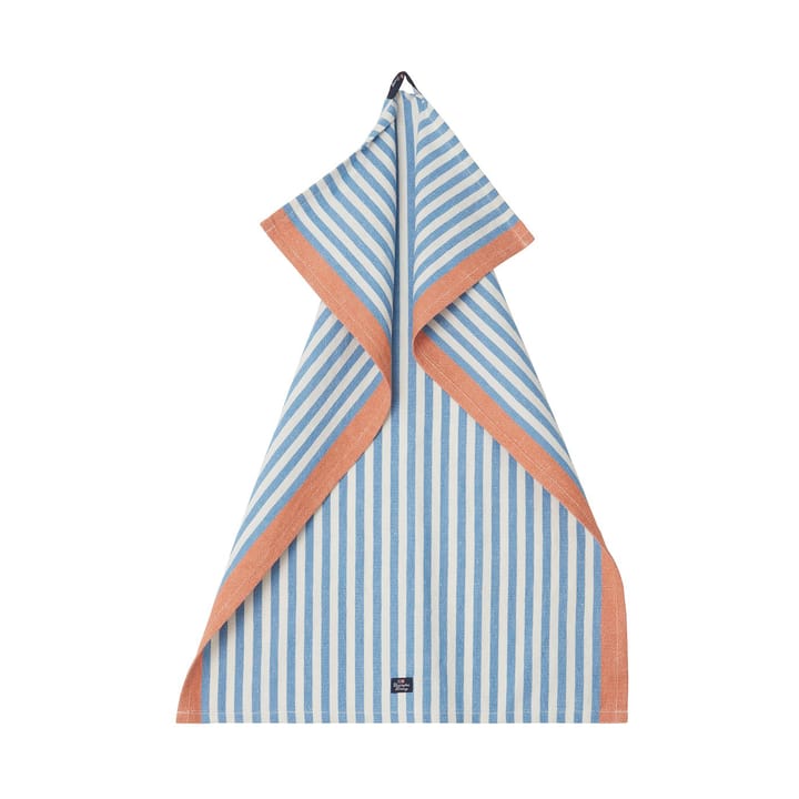 Serviette de cuisine Striped Cotton Linen 50x70 cm - Blue - Lexington