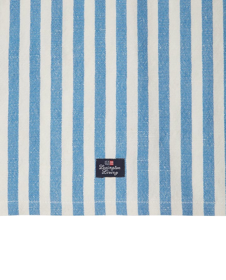 Serviette de cuisine Striped Cotton Linen 50x70 cm - Blue - Lexington