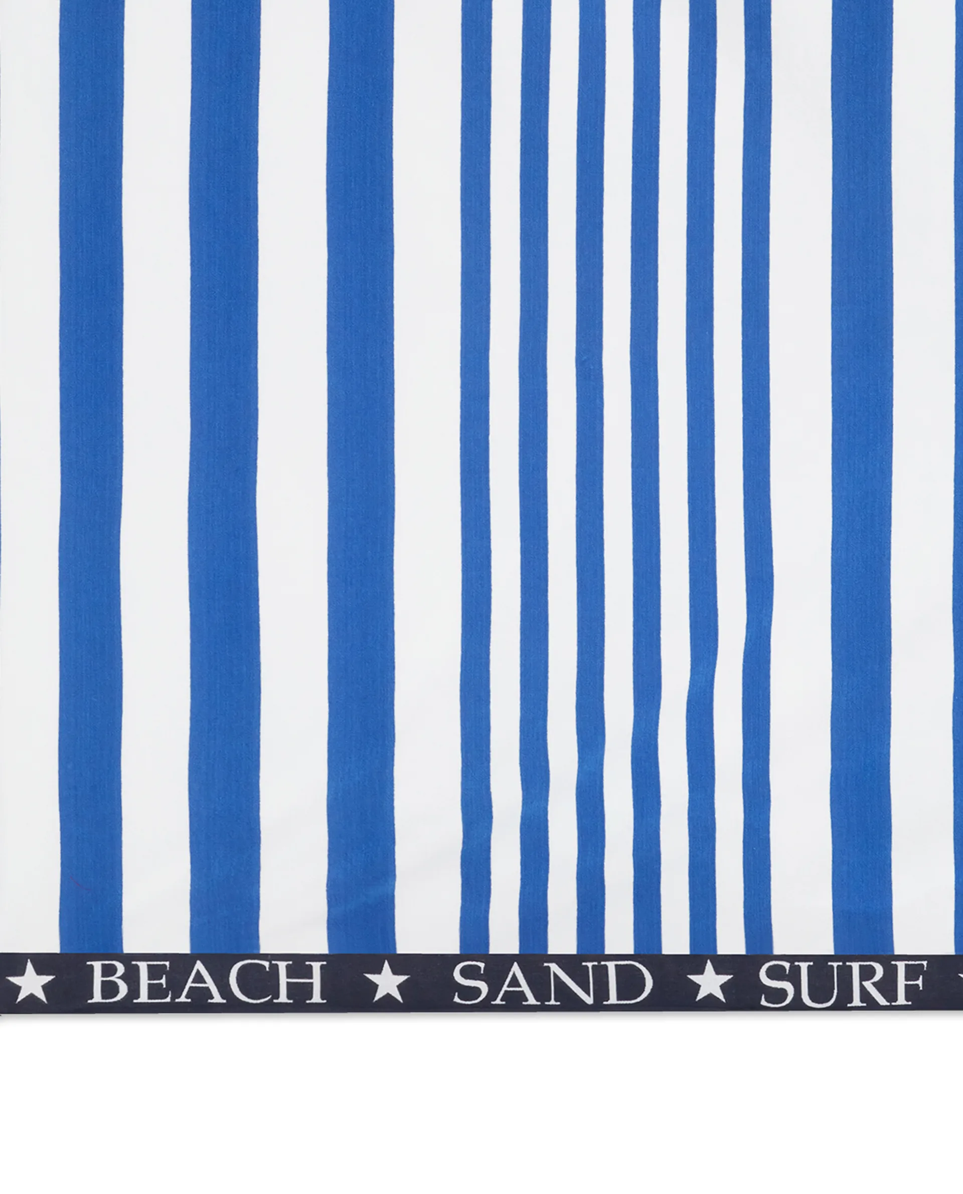Serviette de plage Striped Family 200x180 cm, Bleu-blanc Lexington