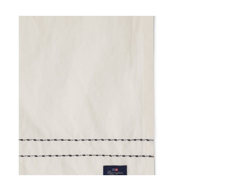 Serviette en tissu Cotton Linen stitches 50x50 cm - Off-white - Lexington