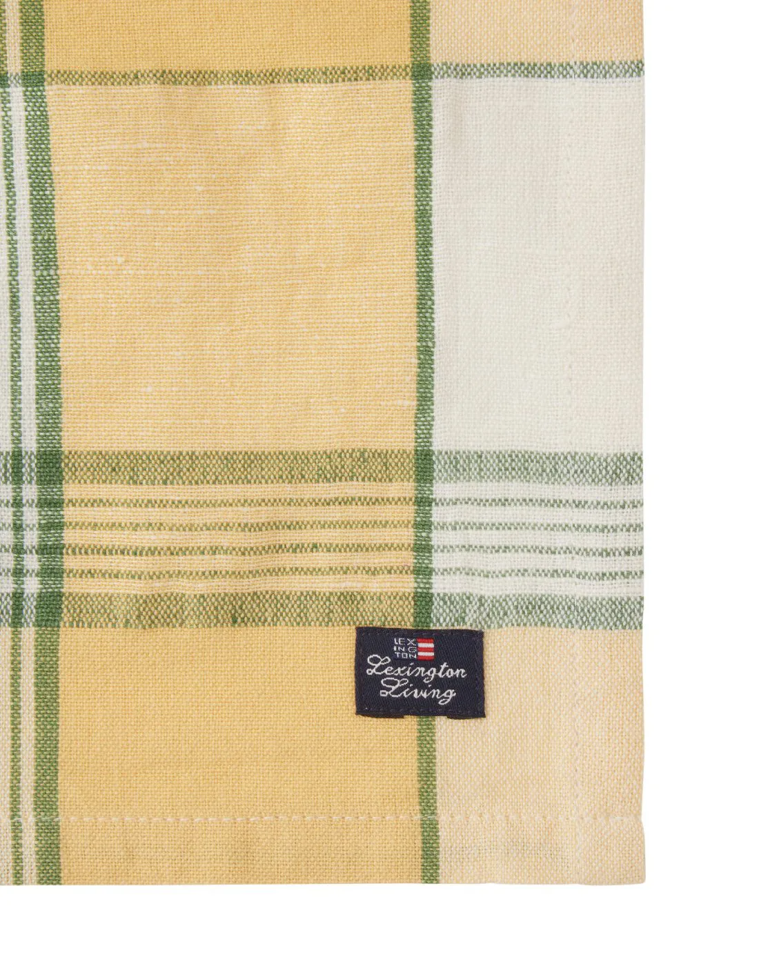 Serviette en tissu Easter Linen/Cotton 50x50 cm, Yellow-green Lexington
