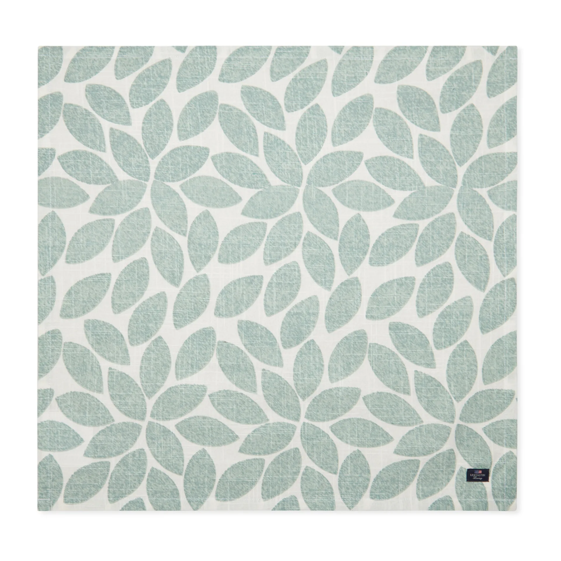 Serviette en tissu Printed Leaves 50x50 cm, Vert Lexington