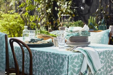 Serviette en tissu Side Stripes 50x50 cm - Vert - Lexington