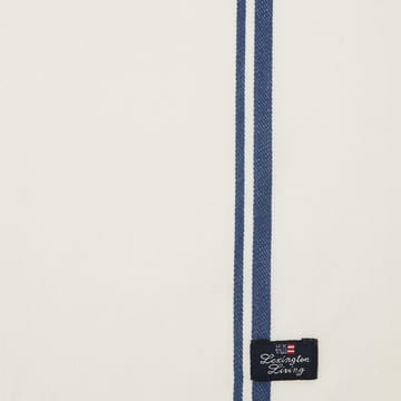 Serviette en tissu Twill 50x50 cm - Blanc-bleu - Lexington