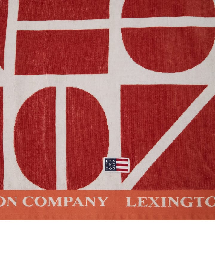 Serviette Graphic Cotton Velour 100x180 cm, Coconut Lexington