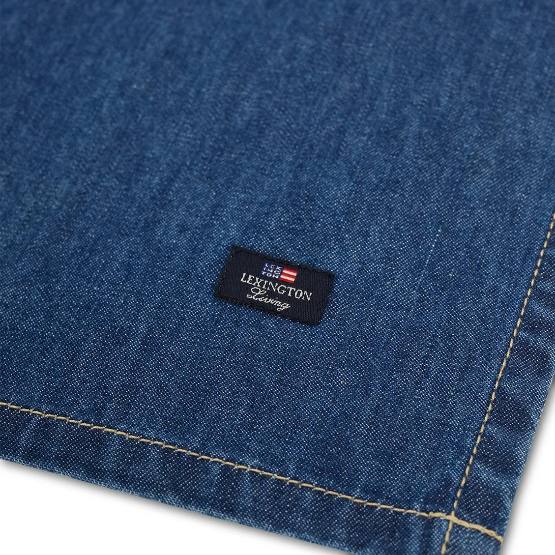 Serviette Icons Denim 50x50 cm, Denim blue Lexington
