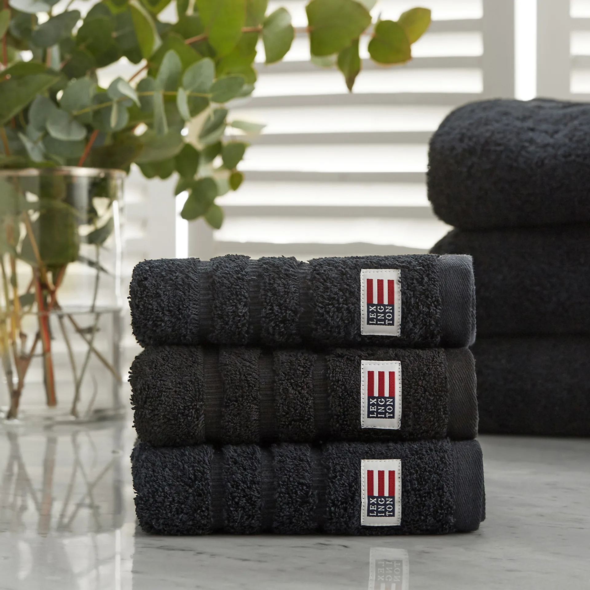 Serviette Icons Original 50x70 cm, Black Lexington