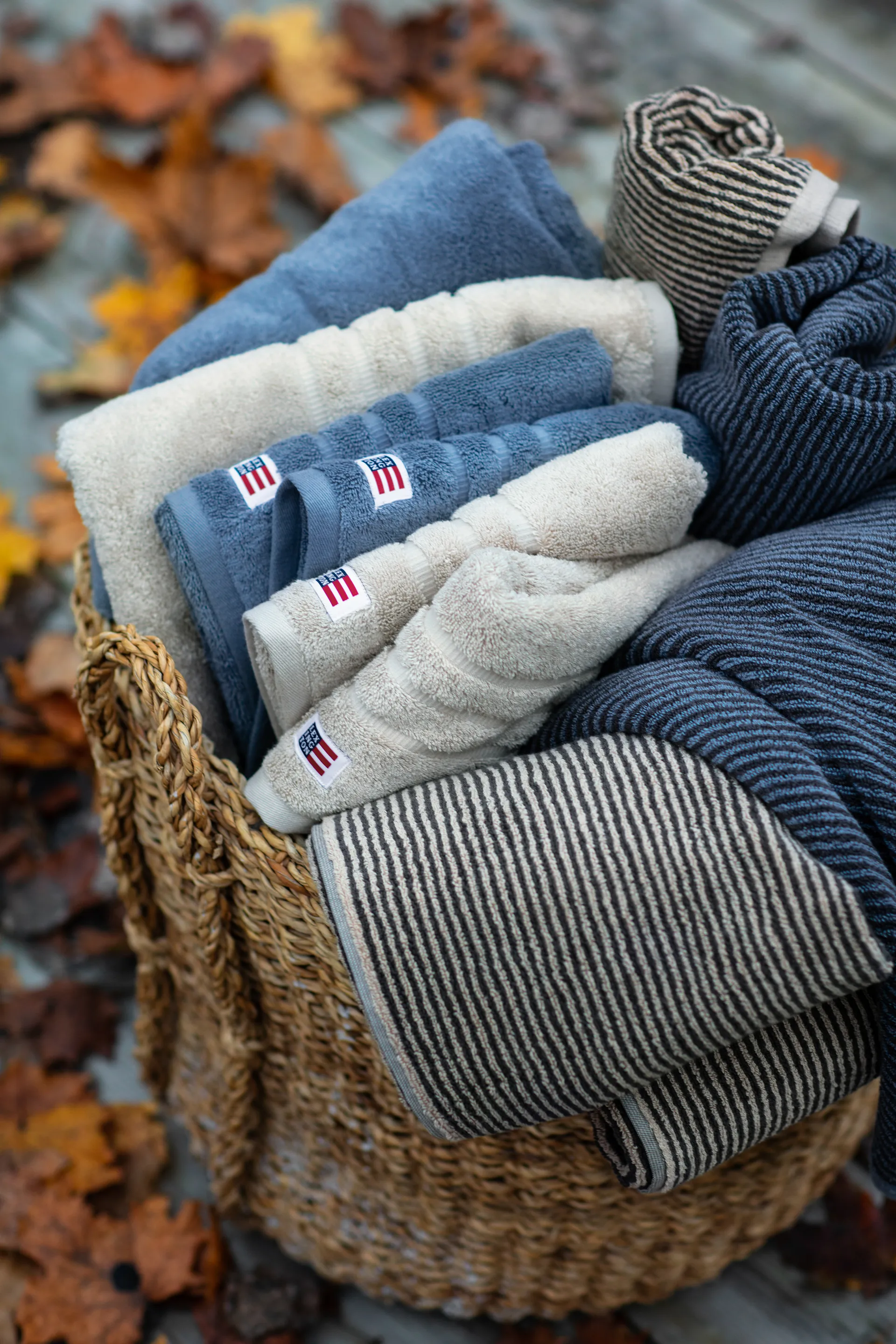 Serviette Icons Original 50x70 cm, Steel Blue Lexington