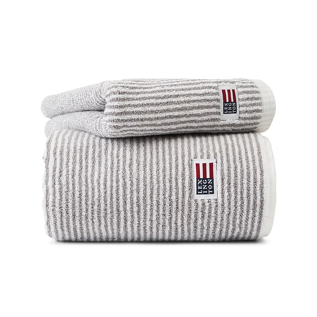 Serviette Icons Original Striped 50x100 cm, White-gray Lexington