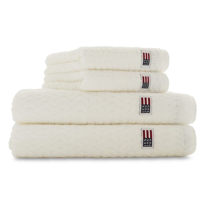 Serviette Icons Structured 50x70 cm, White Lexington