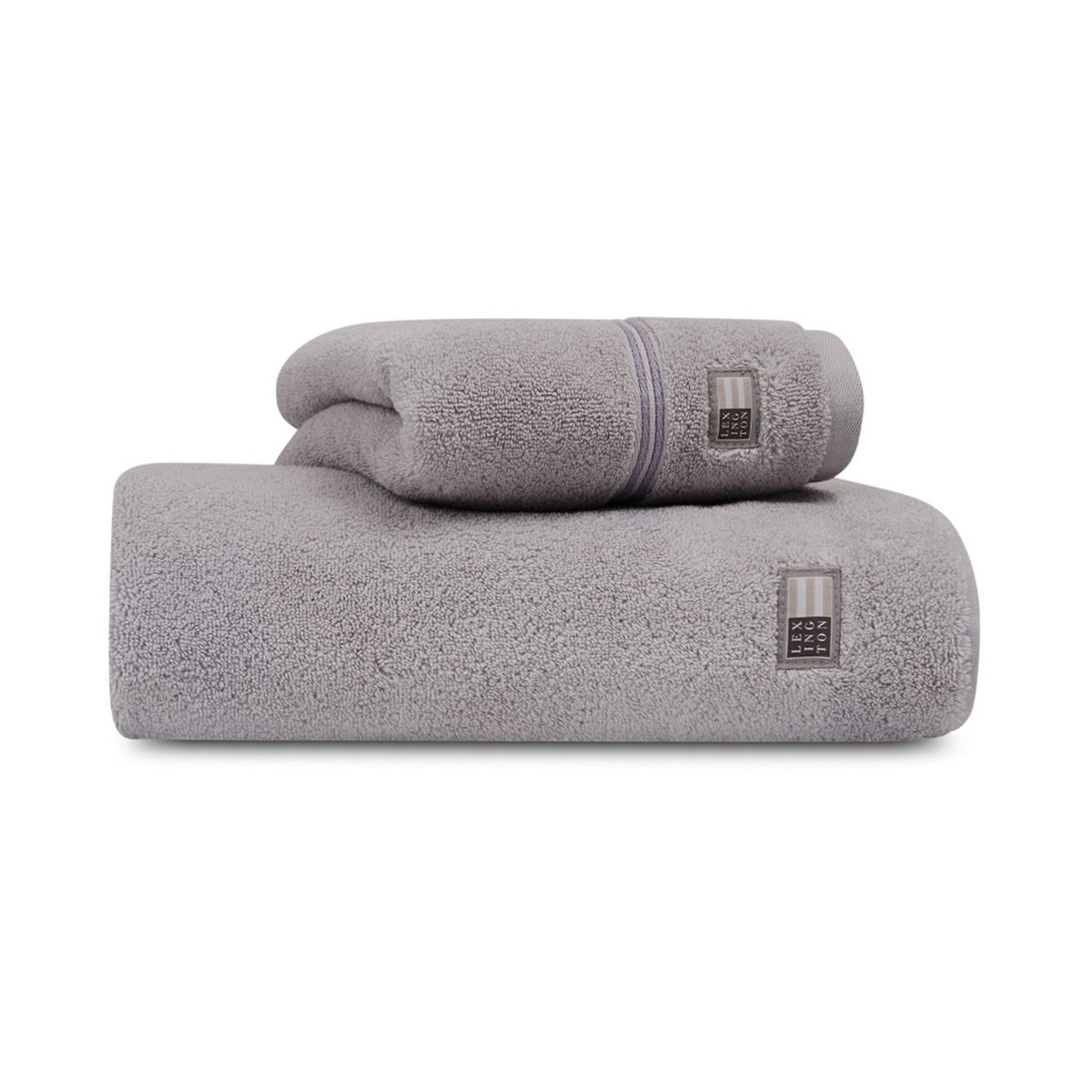 Lexington Serviette Lexington Hotel 50x70 cm Gris clair-gris