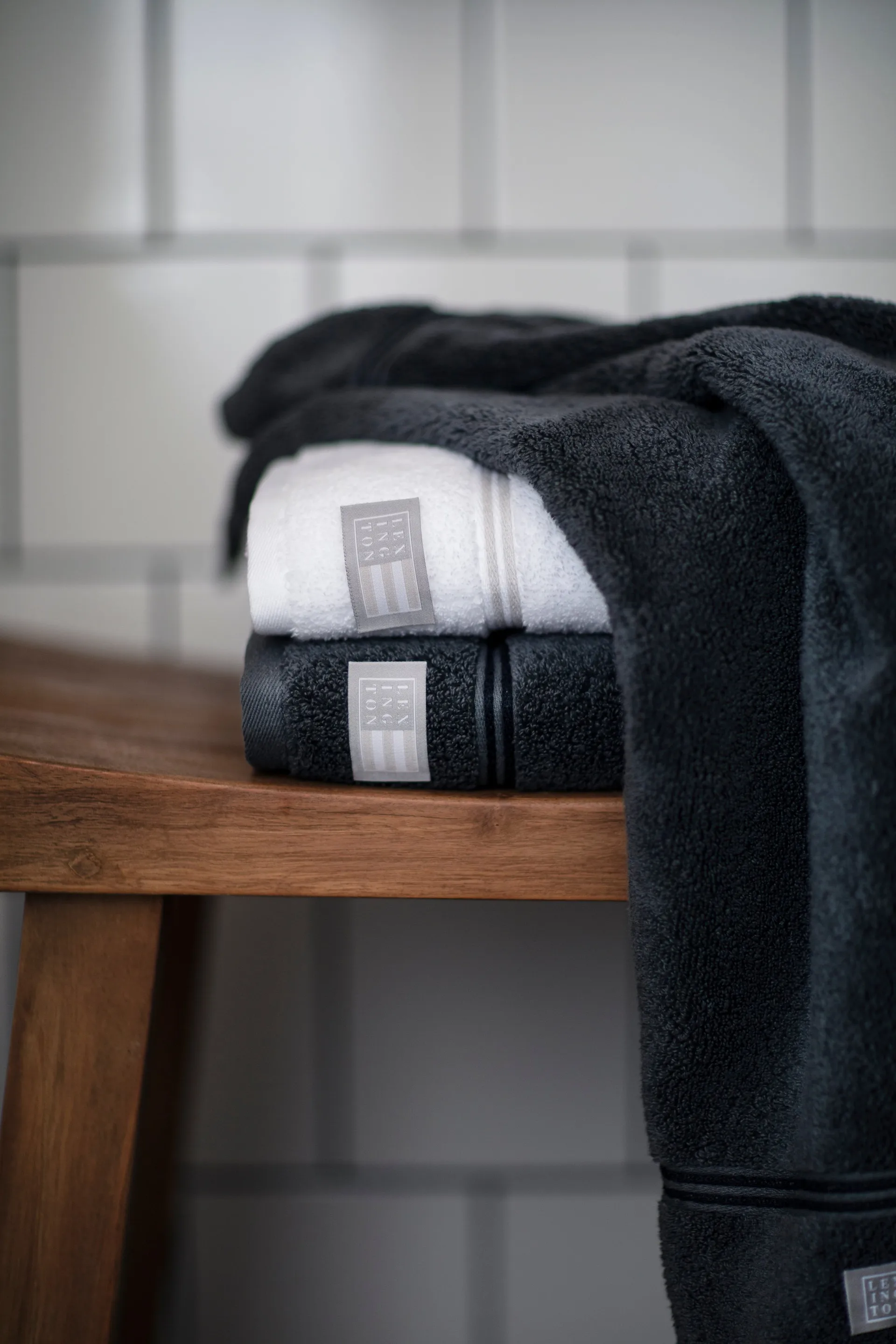 Serviette Lexington Hotel 70x130 cm, Gris-gris foncé Lexington