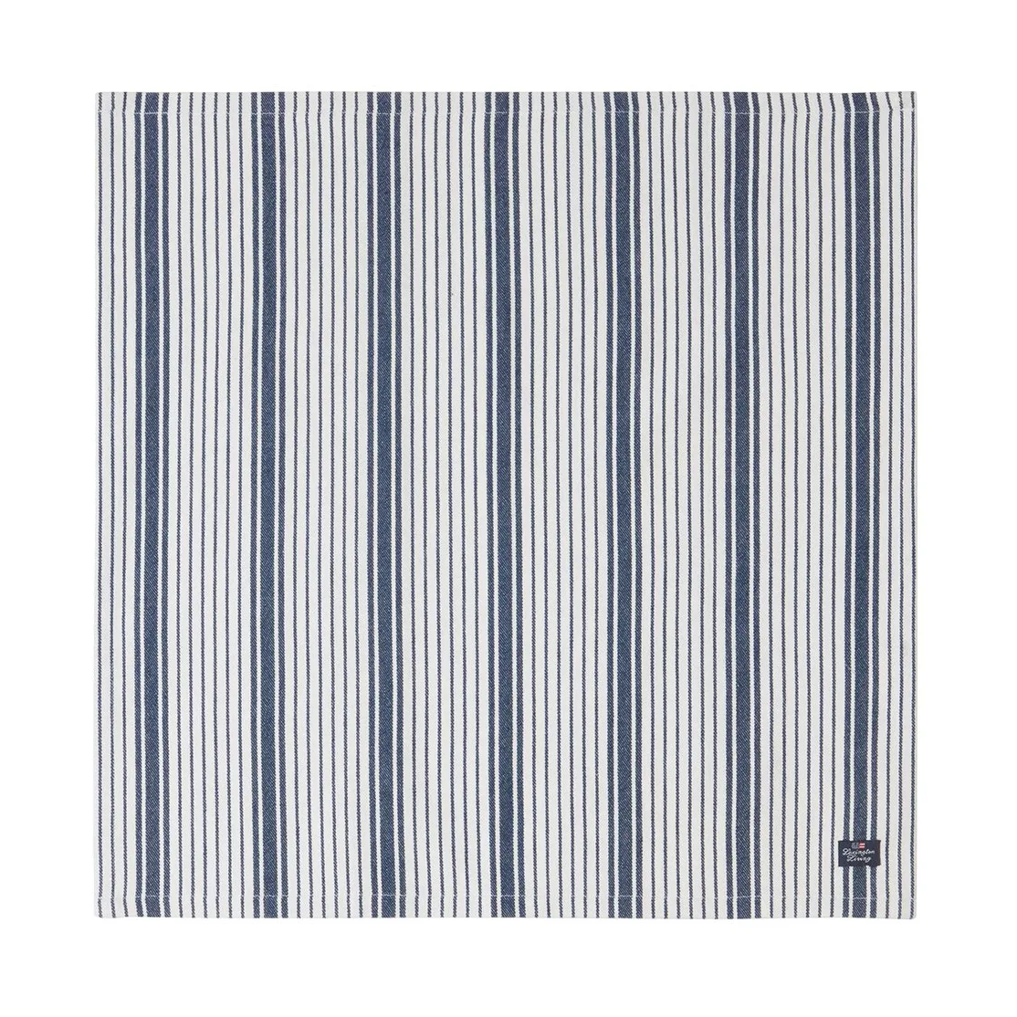 Serviette Striped Organic Cotton 50x50 cm, Navy Lexington